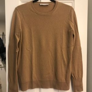 Everlane Cashmere Crew | Camel | Medium